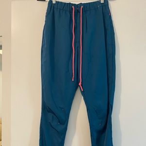 Teal joggers by Toronto brand - GFC